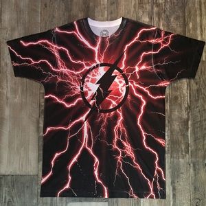 COPY - DC comics Flash graphic polyester T-shirt